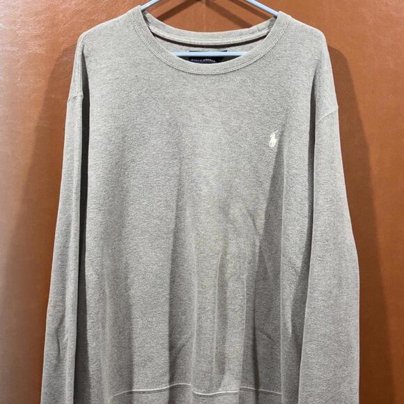 Polo Ralph Lauren Mens Heavy Knit‎ Sweater Size XXL Academia Minimalist Everyday - Picture 1 of 13